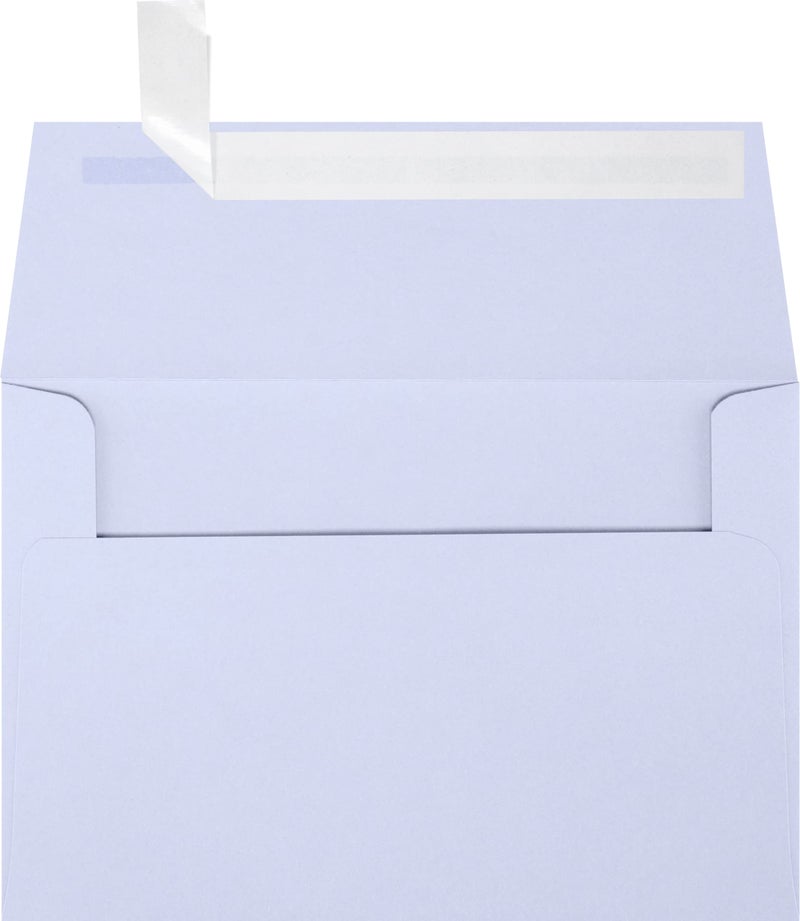 LUXPaper A4 Invitation Envelopes | Peel & Press | 4 1/4" x 6 1/4" | Lilac Purple | 80lb. Text | 50 Qty - Image 1